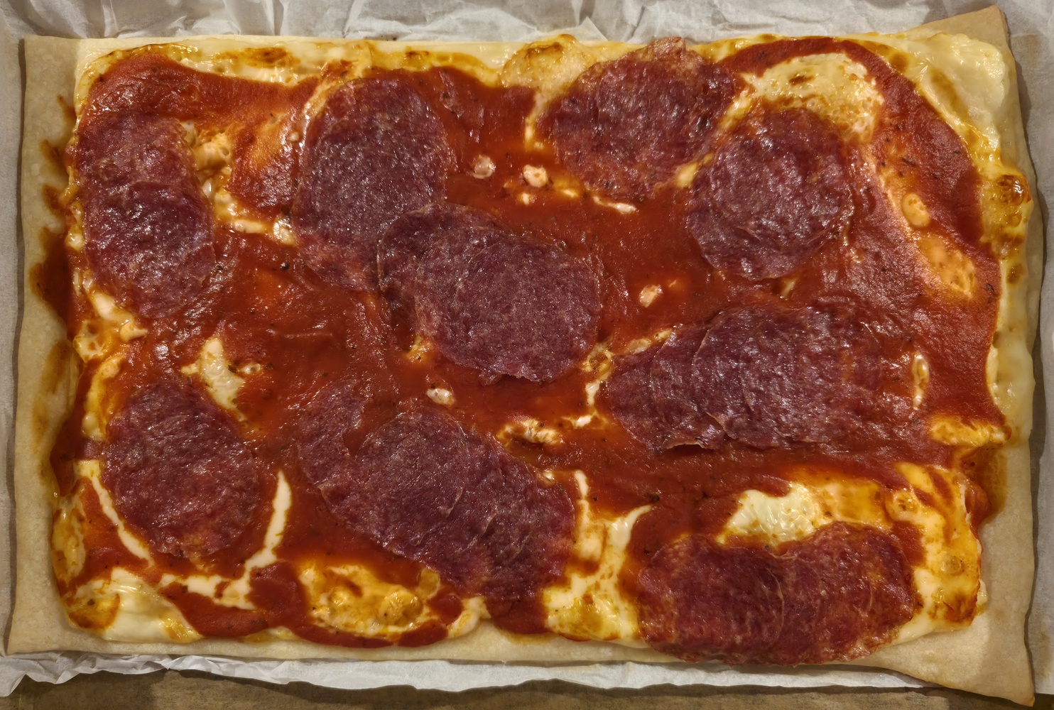 Pizza Salami Pizza
Salami